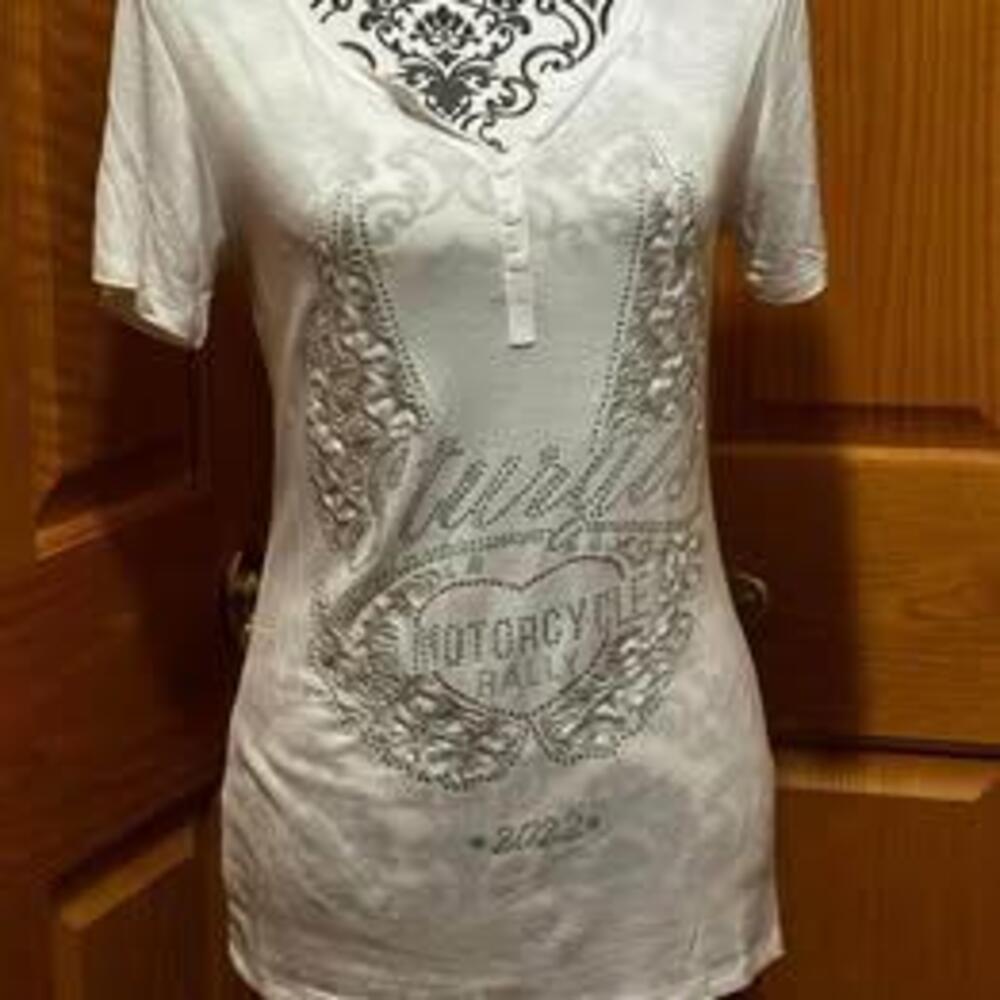 womens sparkly rally shirt 2022 medium